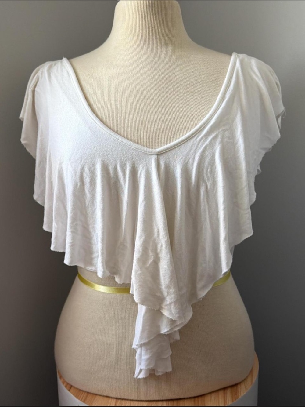 Vintage Free People Like White Boho Top